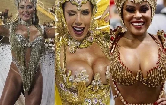 Pintura corporal, tapa-sexo e nudez: veja detalhes das fantasias de 2022