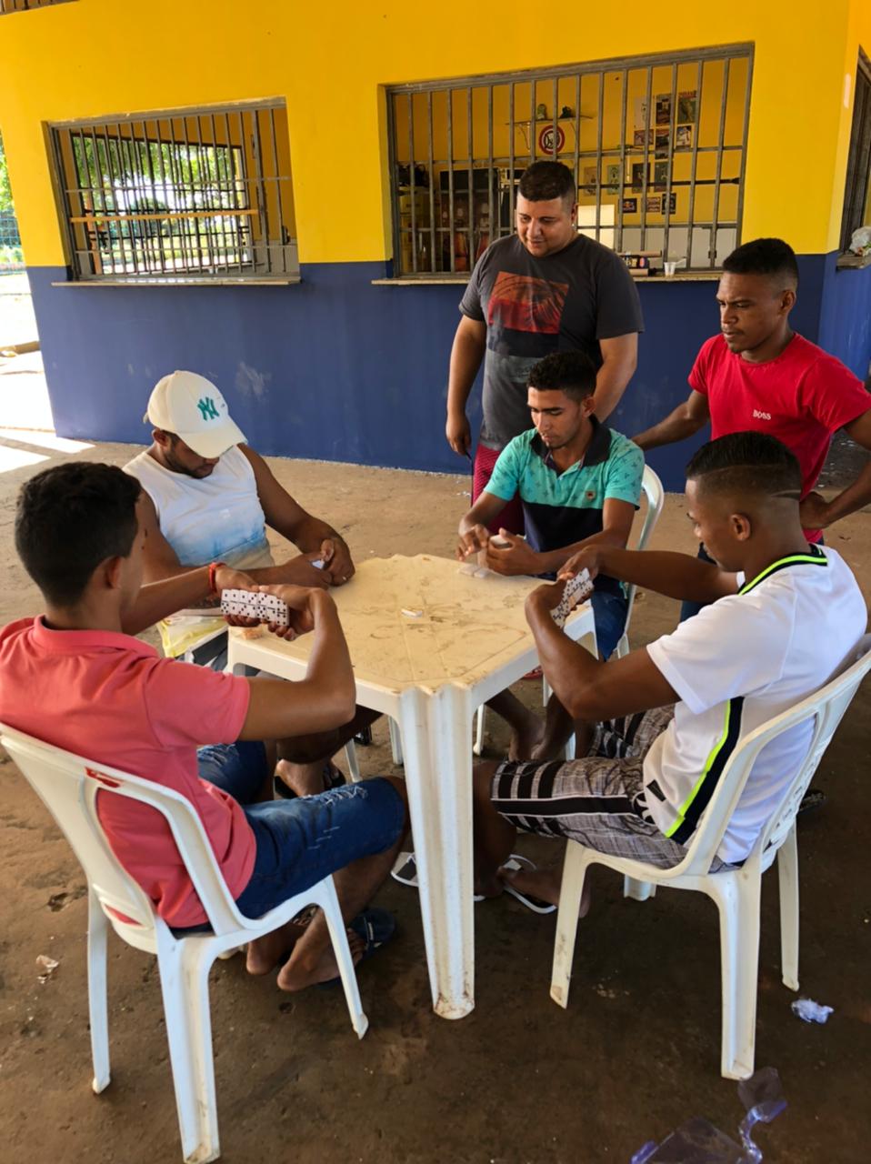 Campeonato de dominó na semana do aniversário do município (Foto: Reprodução)