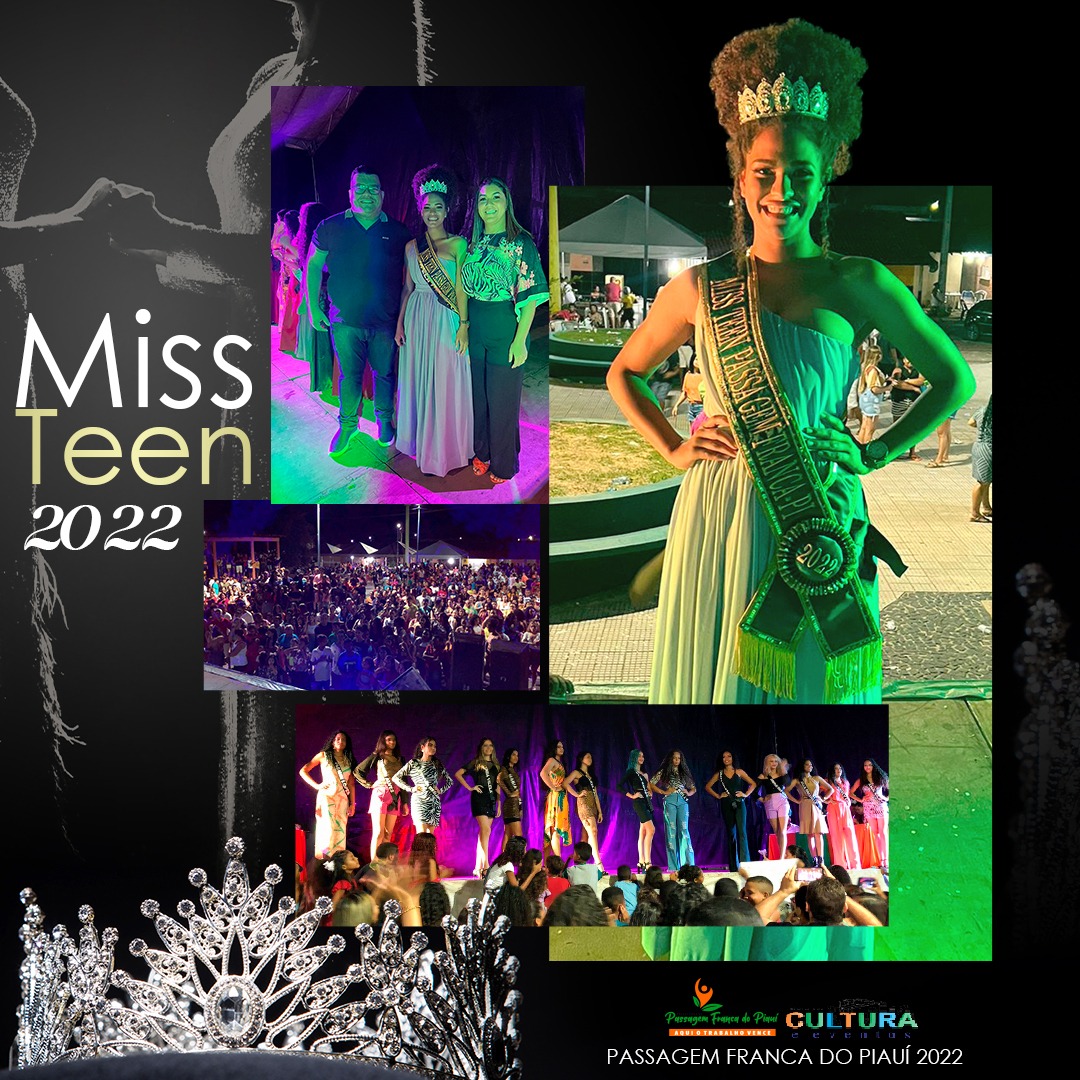 Miss Teen Passagem Franca (Foto: Reprodução)