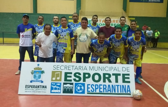 Veja como foi a abertura do campeonato esperantinense de futsal