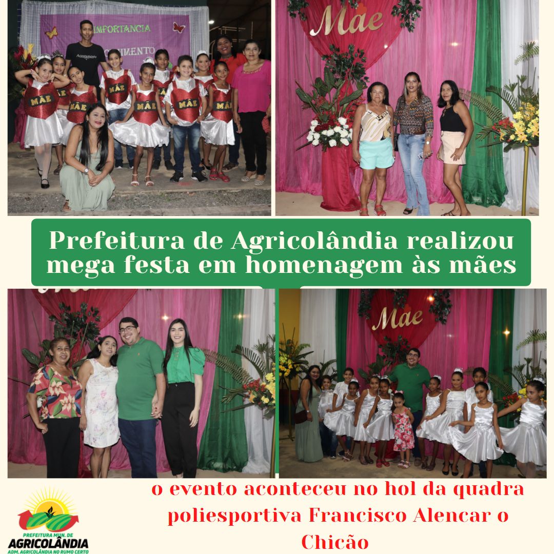 Prefeitura de Agricolândia realizou mega festa em homenagem às mães - Imagem 4