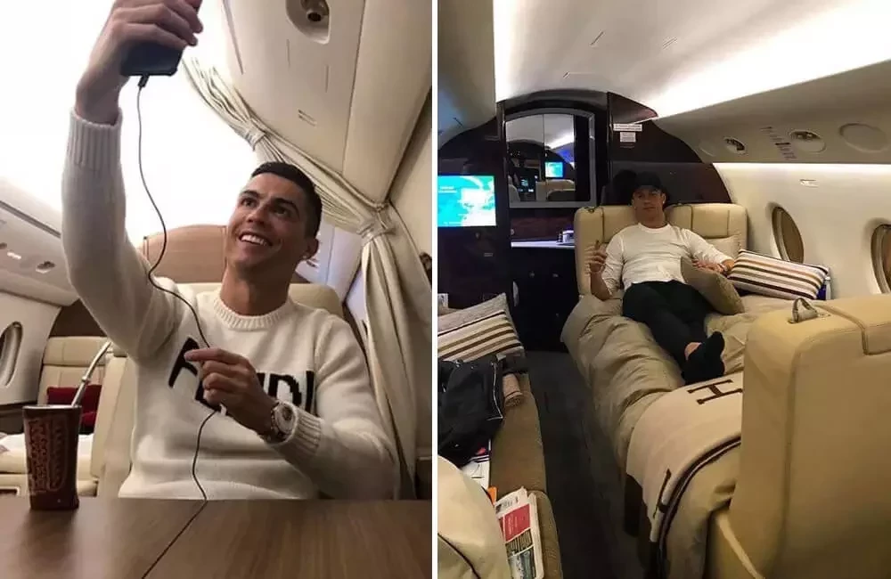 Os jatinhos dos famosos 