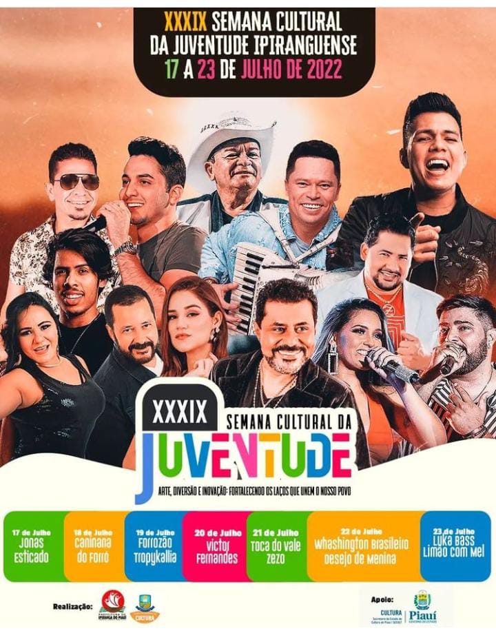 Prefeitura de Ipiranga divulga Programação da SDJ 2022 - Imagem 1