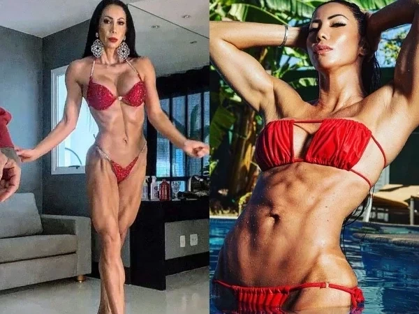 Mãe de filho de Ronaldo admite usar anabolizantes para ter 6% de gordura 