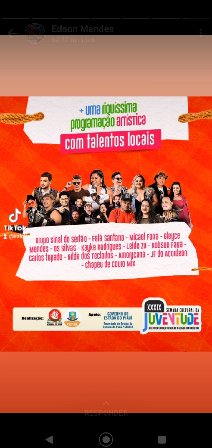 Organização da SDJ 2022 Apresenta os artistas da terra. - Imagem 1