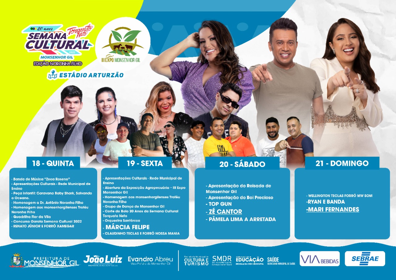 Semana Cultural de Monsenhor Gil inicia com eleição da Garota mais bonita  - Imagem 1