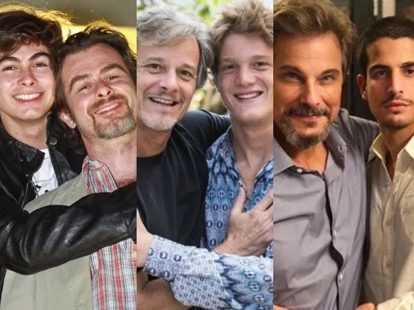 Confira lista com pais e filhos famosos que são muito parecidos; fotos