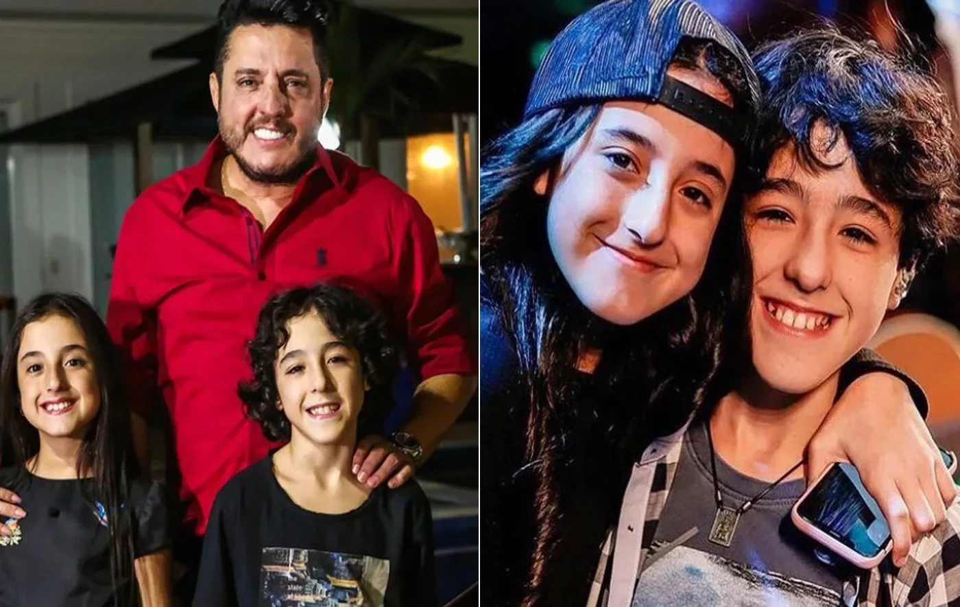 Bruno, Enzo e Maria Eduarda