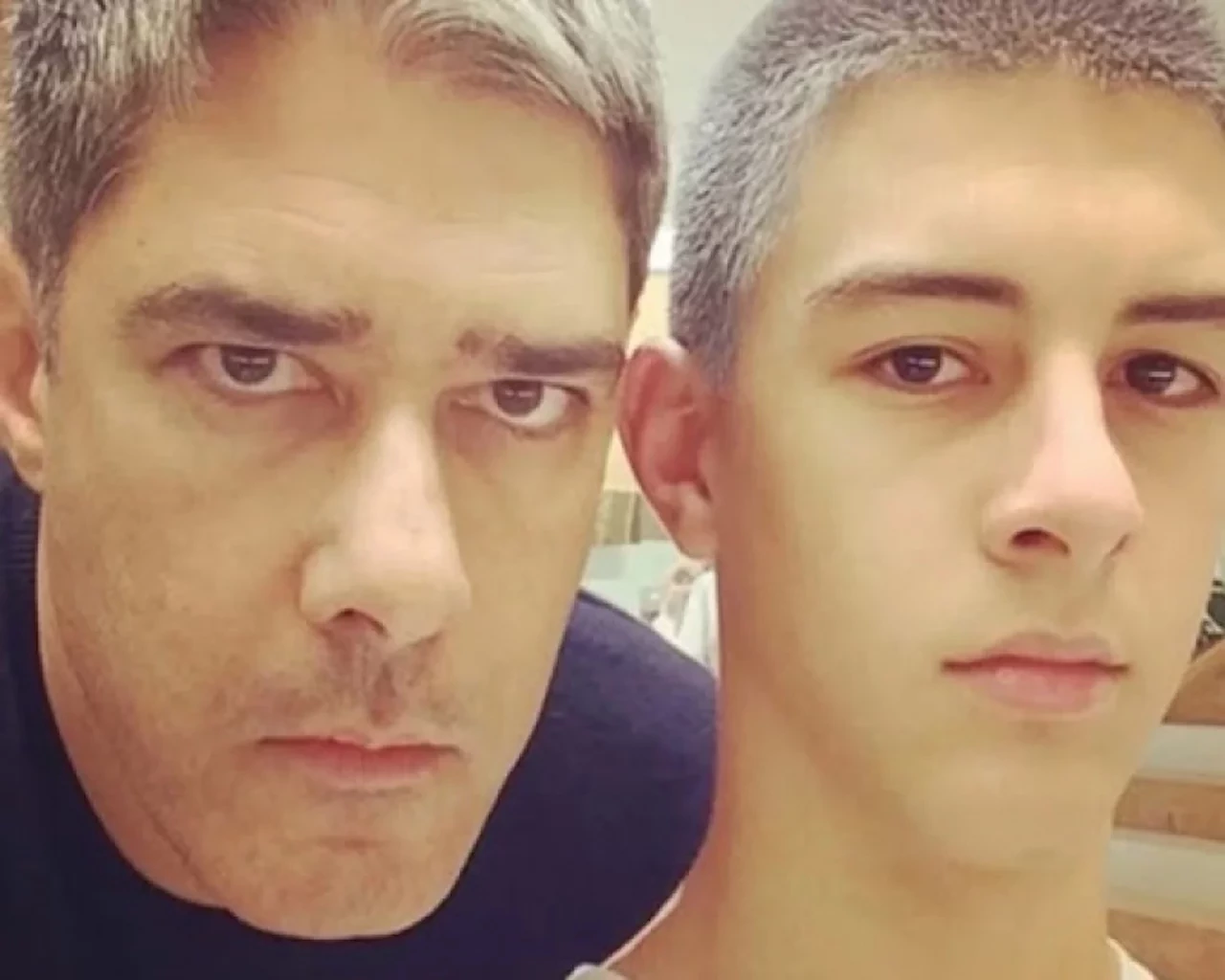 William Bonner e Vinícius Bonemer