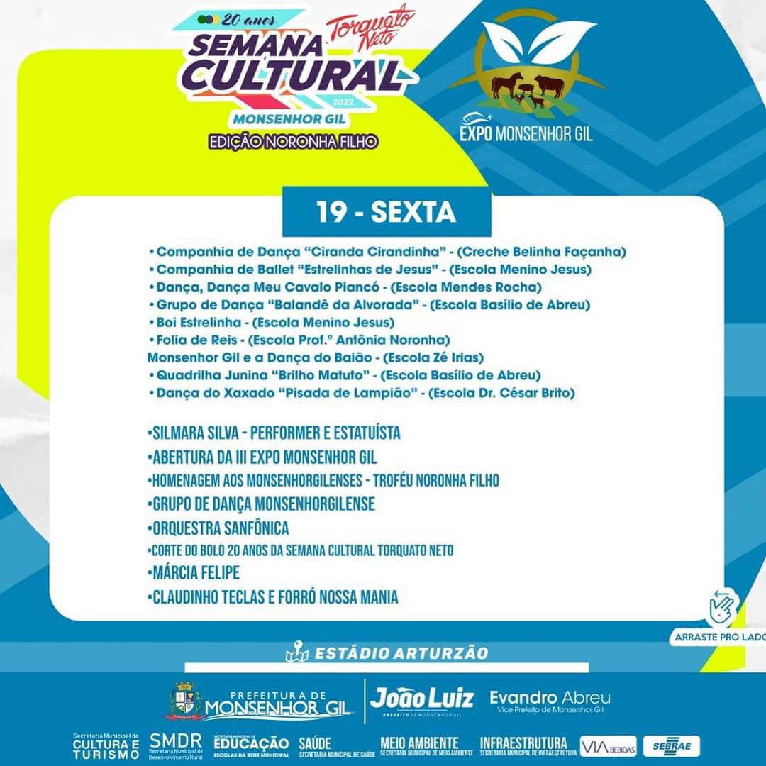 Escolas Municipais dão um banho de Cultura popular na Semana Cultural 2022 - Imagem 1