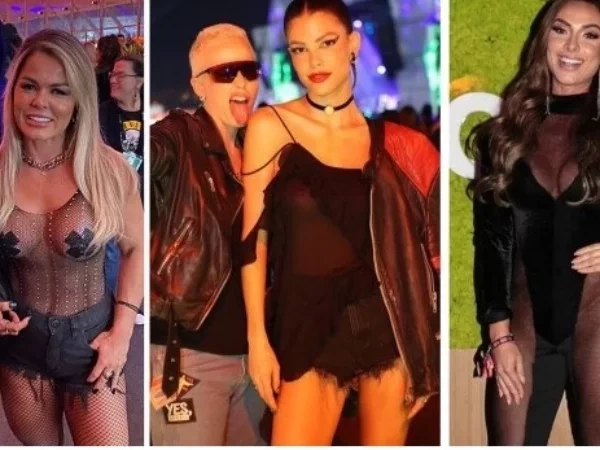 Será que vai virar moda?! Famosas abusam das transparências