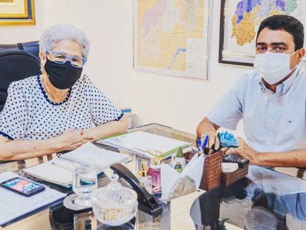 Marcelino Almeida participou de audiência com a Governadora Regina Sousa.