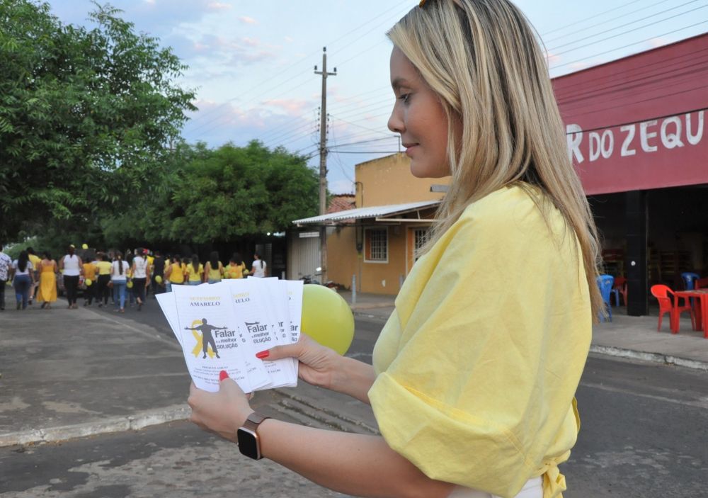 Hugo Napoleão realiza caminhada em alusão ao Setembro Amarelo - Imagem 1