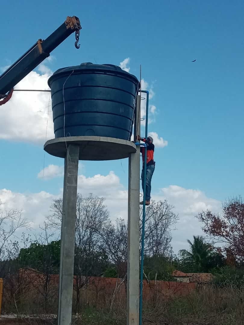 Prefeitura de Itainópolis implanta sistema de abastecimento em Lagoa Achada