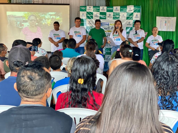 Ivanária Sampaio visita comunidades na zona rural de Esperantina