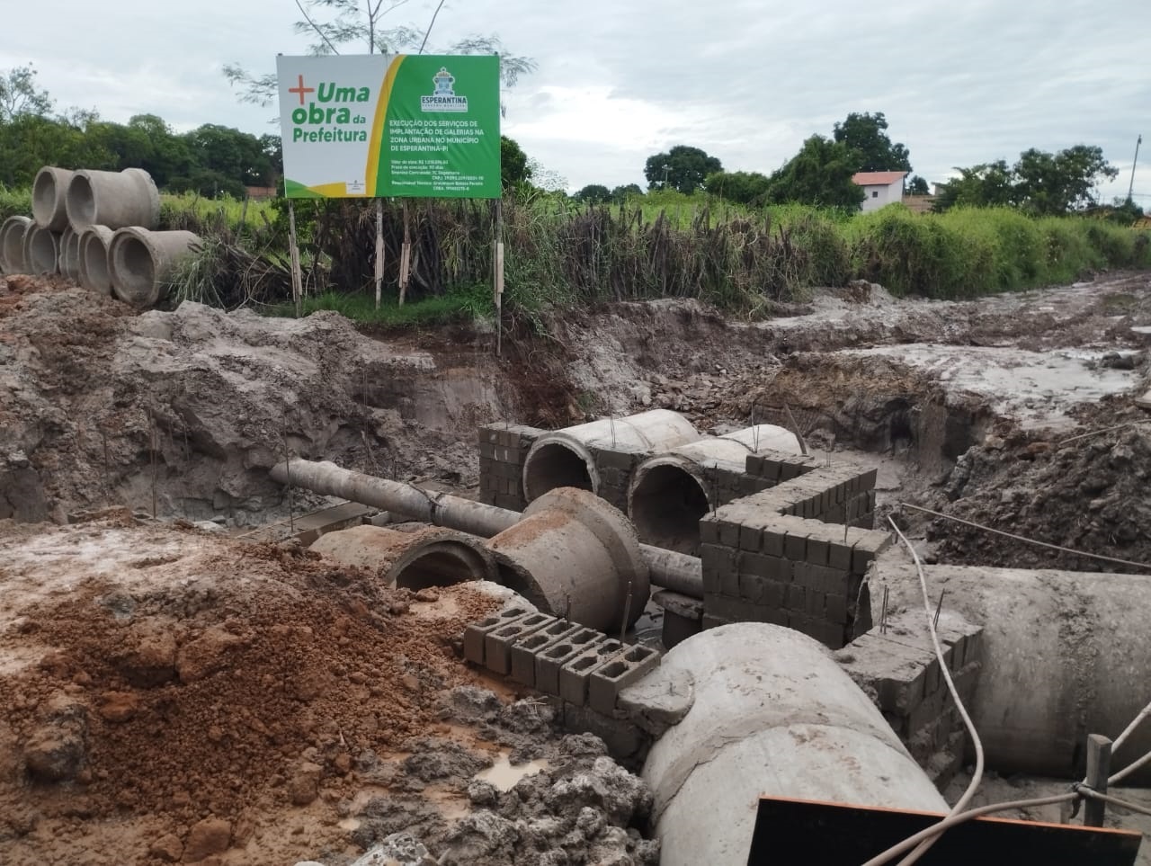 Obra da galeria da rua Bento Rêgo segue dentro do cronograma - Imagem 1