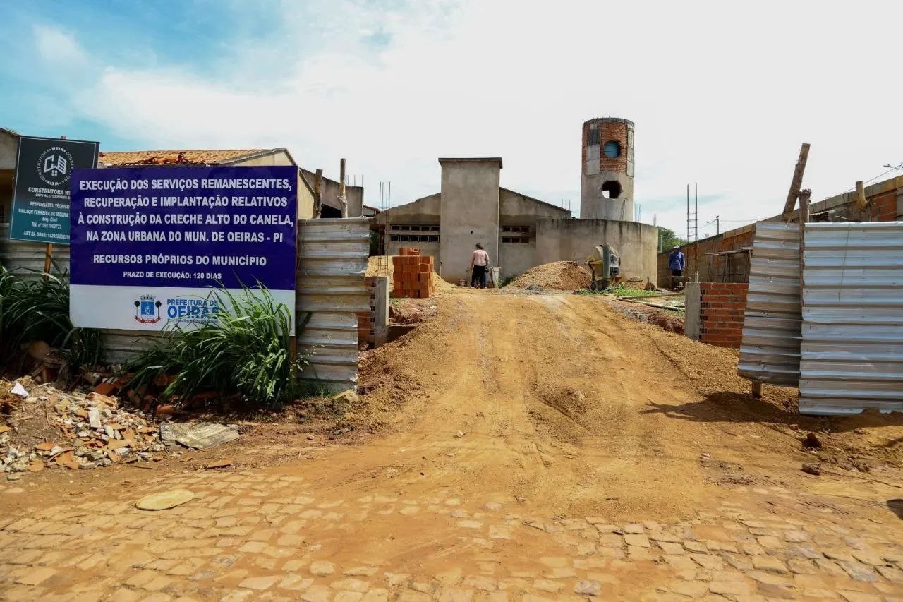 Oeiras investe na climatização de escolas e retoma obra da Creche do Canela
