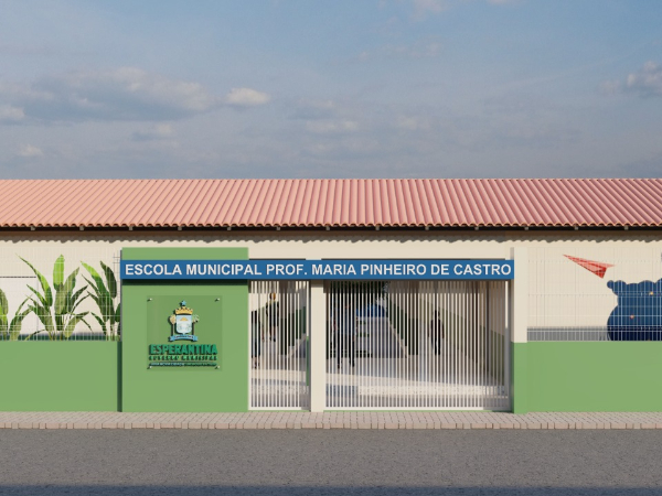 Escola Maria Pinheiro está sendo reformada e ampliada