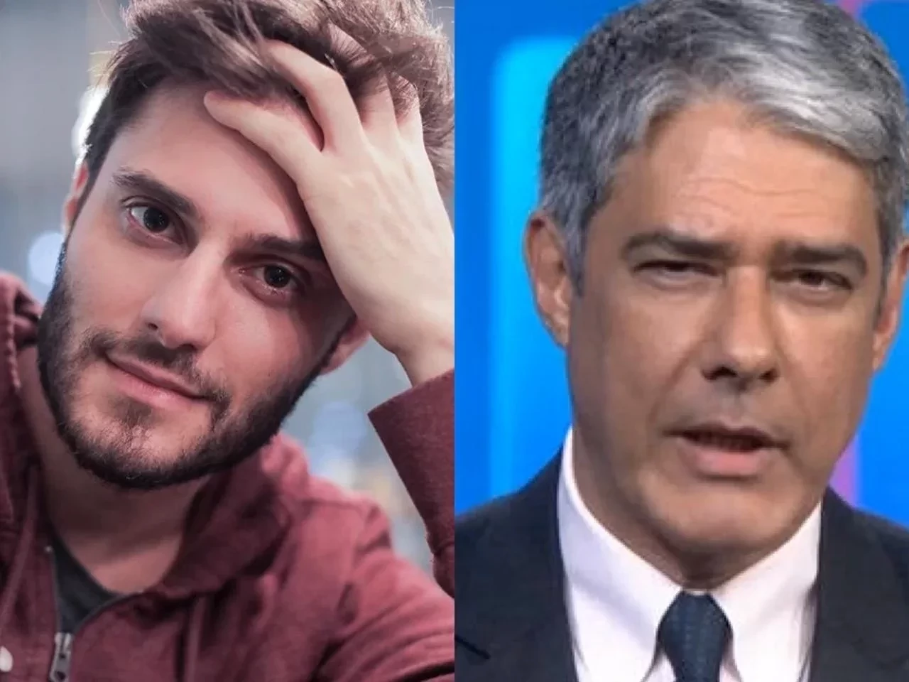 William Bonner  e Hugo Bonemer