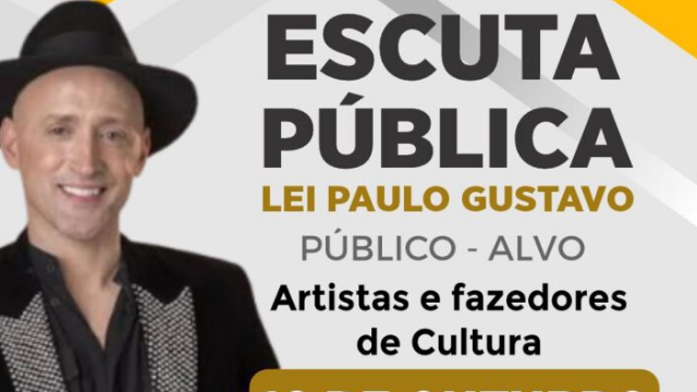 Lei Paulo Gustavo: um convite aos artistas da Cultura de Esperantina