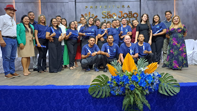Formatura do curso técnico para ACS e ACE do programa Saúde com Agente