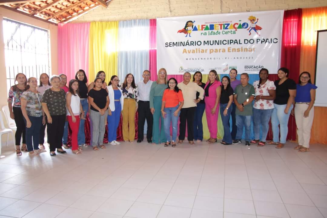 Secretaria Municipal de Educação realiza Seminário PPAIC em Monsenhor Gil  - Imagem 9