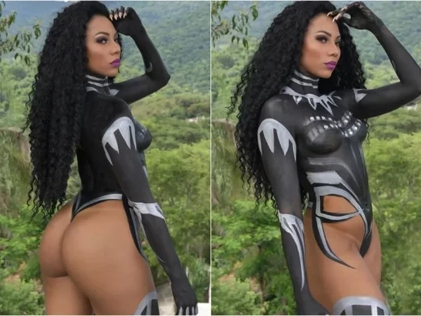 Musa da Mangueira se inspira em Pantera Negra em ensaio; confira as fotos!