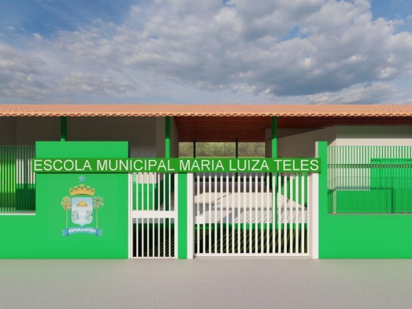 Prefeita Ivanária está reformando a Escola Maria Luiza Teles