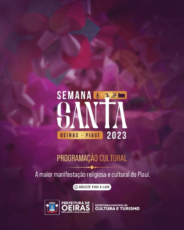 Prefeitura lança programação cultural da Semana Santa de Oeiras 2023 - Imagem 1
