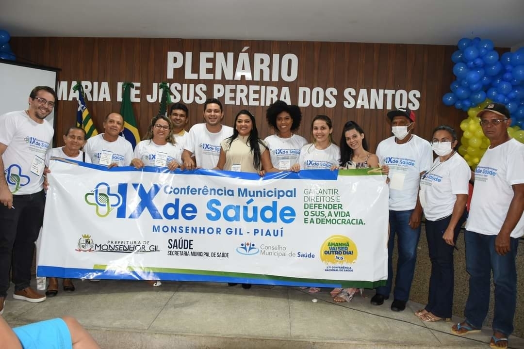 Prefeitura realiza IX Conferência Municipal de Saúde em Monsenhor Gil 