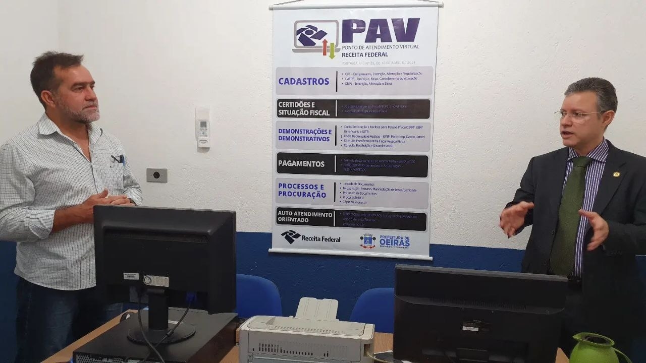 Prefeitura inaugura Ponto de Atendimento da Receita Federal em Oeiras