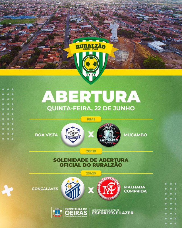 Campeonato Ruralzão 2023 começa nesta quinta (22) em Oeiras - Imagem 1