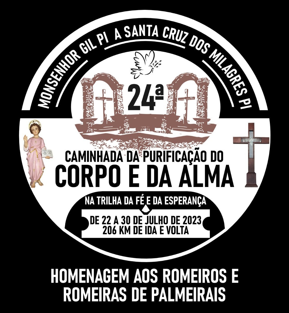 SETUR dará apoio a  24a Caminhada da Purificação do corpo e da alma  - Imagem 1