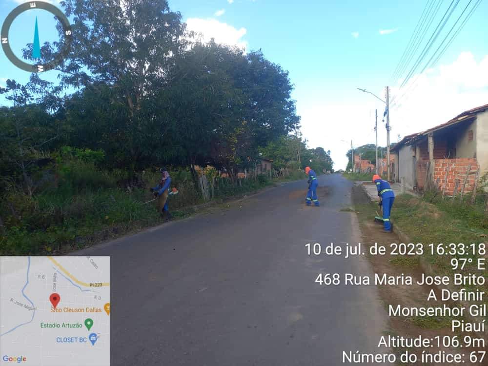 Monsenhor Gil mais limpa com equipes de limpeza ativas em toda a cidade!  - Imagem 5