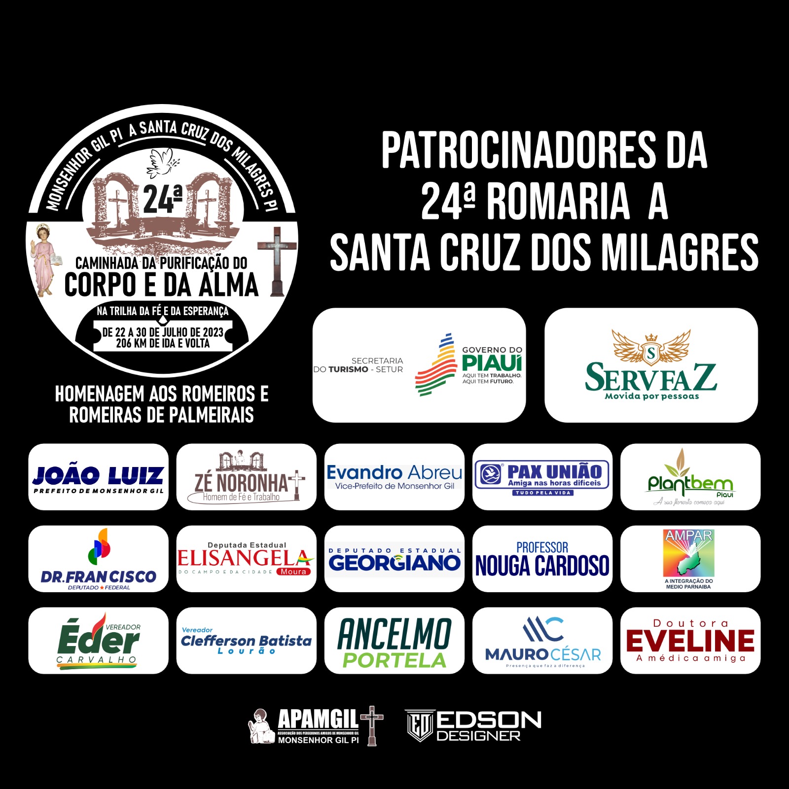 24a Caminhada da Purificação do Corpo e da Alma é consagrada com Missa  - Imagem 27