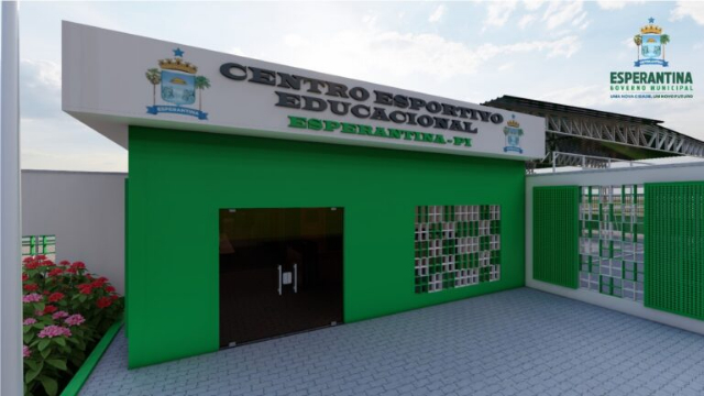 Esperantina receberá um centro esportivo educacional