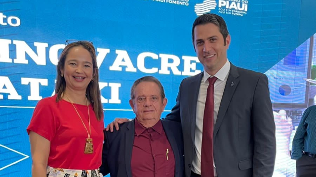 Dr. Wagner Coelho, Prefeito de Uruçuí, no lançamento de crédito estadual