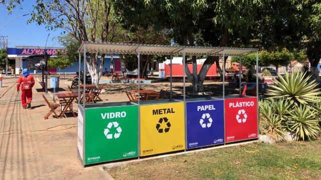 Lixeiras Coloridas Facilitam a Reciclagem: Secretaria de Meio Ambiente e Re