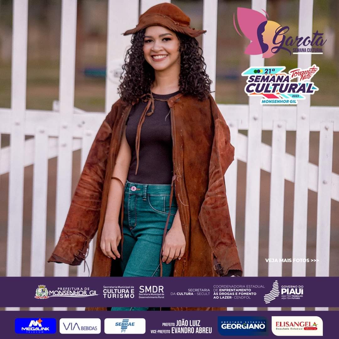 Monsenhor Gil escolhe Garota Semana Cultural 2023 de forma virtual  - Imagem 6