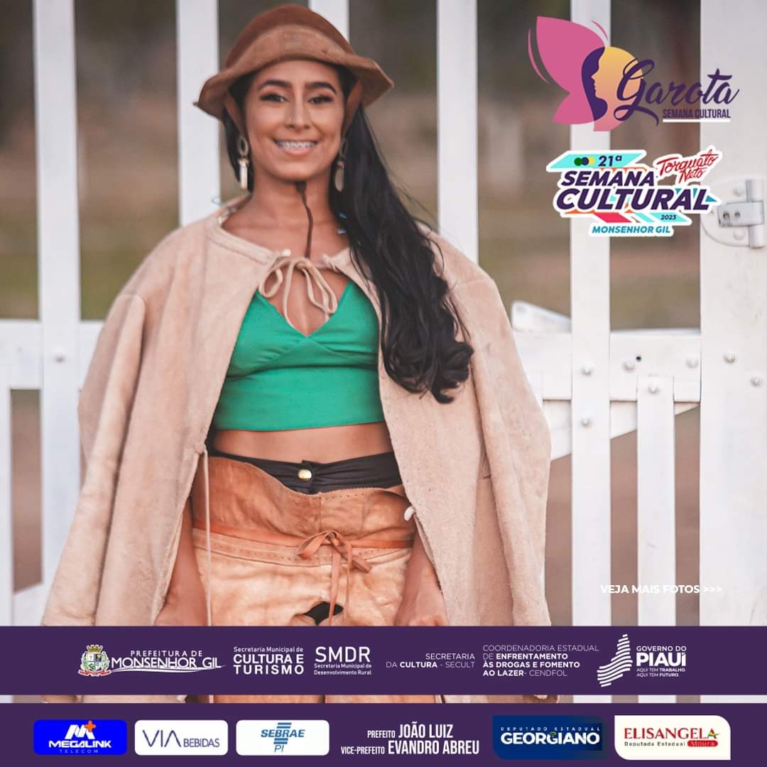 Monsenhor Gil escolhe Garota Semana Cultural 2023 de forma virtual  - Imagem 10