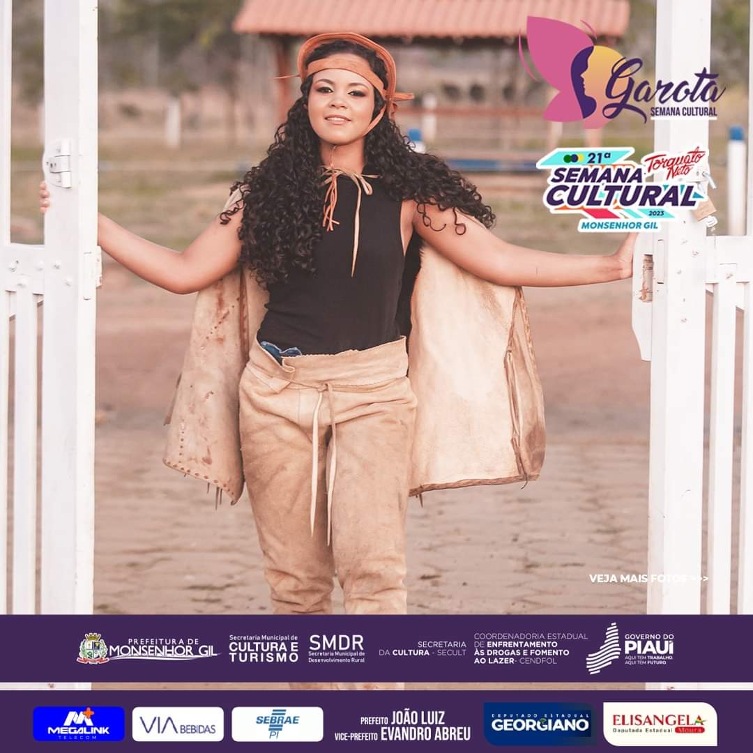Monsenhor Gil escolhe Garota Semana Cultural 2023 de forma virtual  - Imagem 13