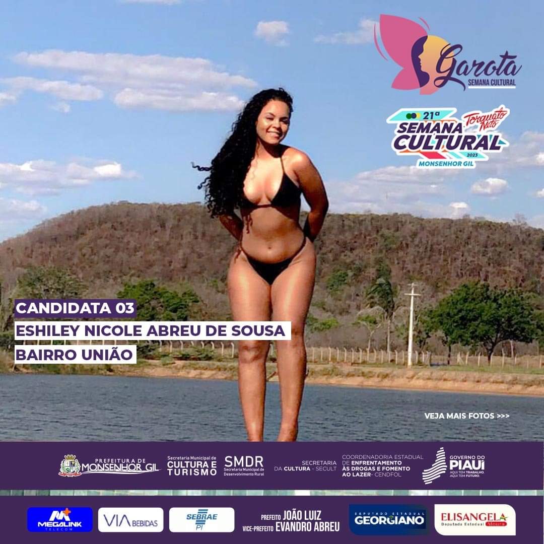 Monsenhor Gil escolhe Garota Semana Cultural 2023 de forma virtual  - Imagem 11