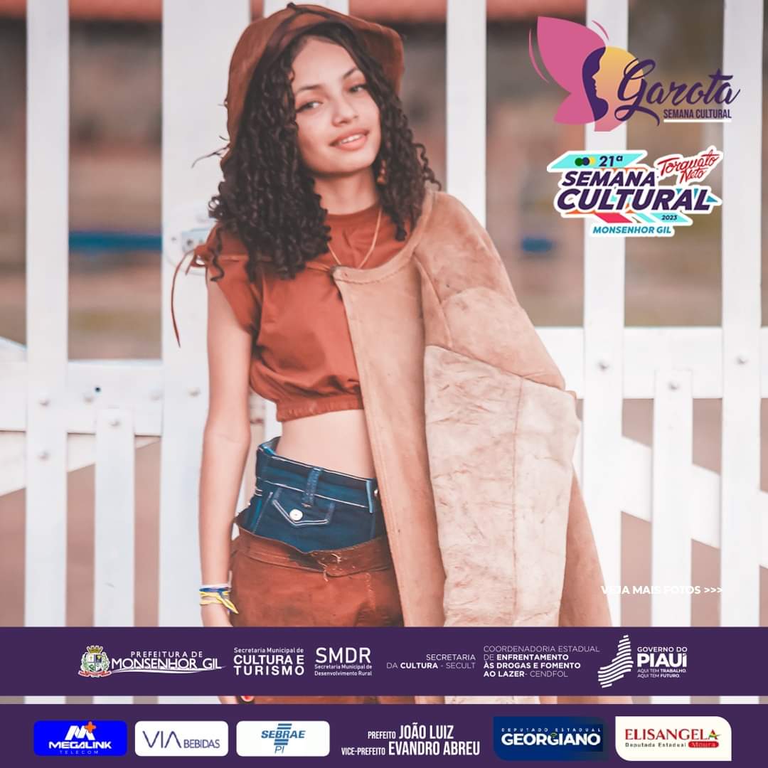 Monsenhor Gil escolhe Garota Semana Cultural 2023 de forma virtual  - Imagem 42
