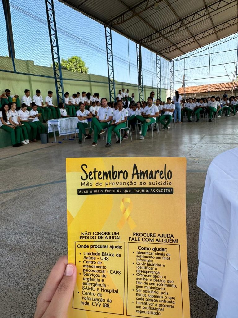 Prefeitura de Uruçuí intensifica ações do Setembro Amarelo nas escolas  - Imagem 5