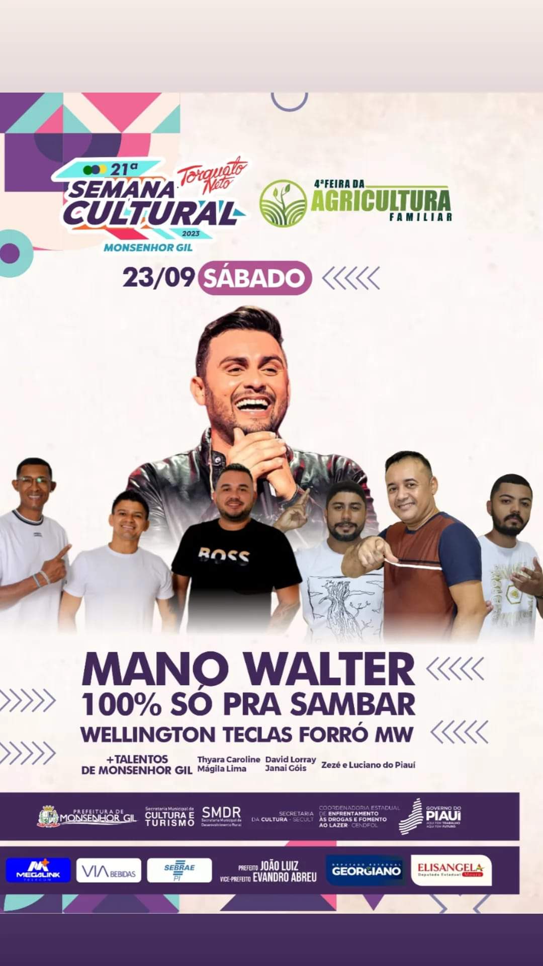 Semana Cultural movimenta Monsenhor Gil, dias 21,22 e 23 deste mês  - Imagem 4