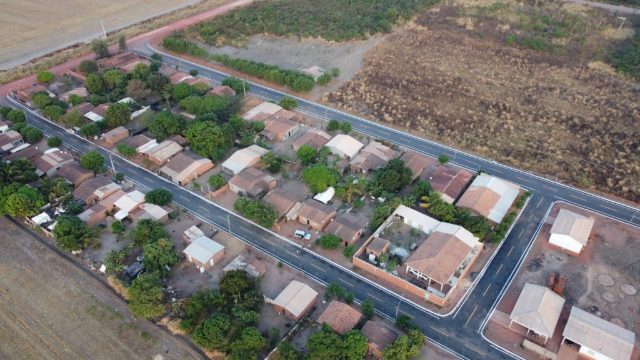 Asfaltamento no Distrito Nova Santa Rosa Dá Início às Comemorações dos 121 