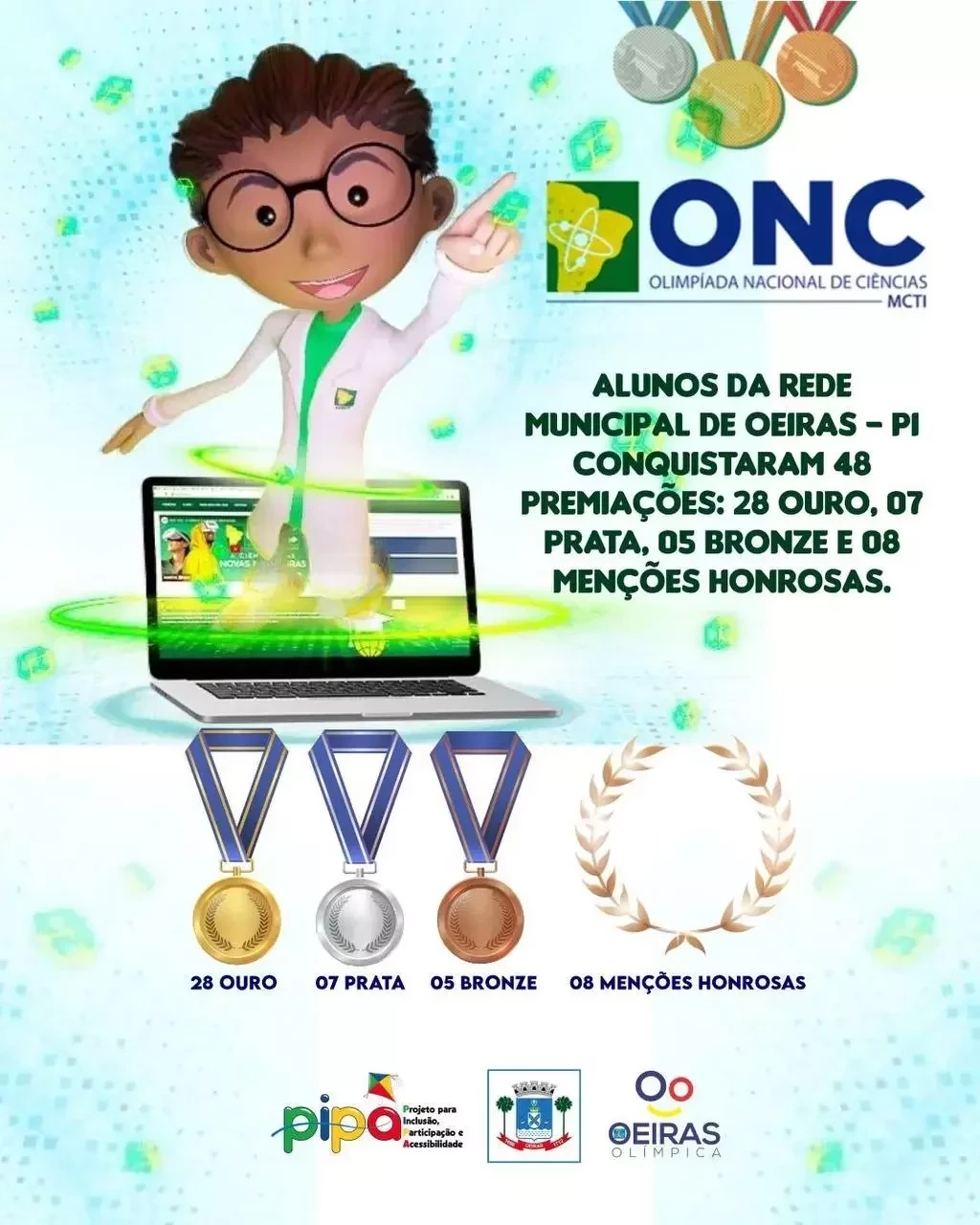 Educação Municipal de Oeiras é destaque na Olimpíada Nacional de Ciências - Imagem 1