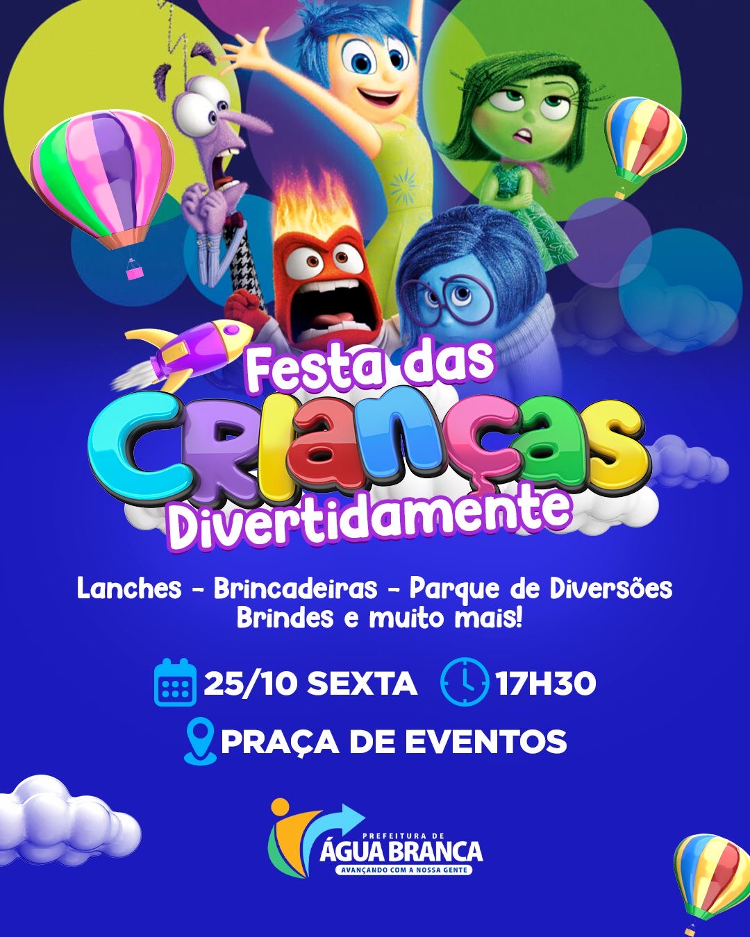 Prefeitura de Água Branca promove Festa das Crianças na próxima sexta (25)