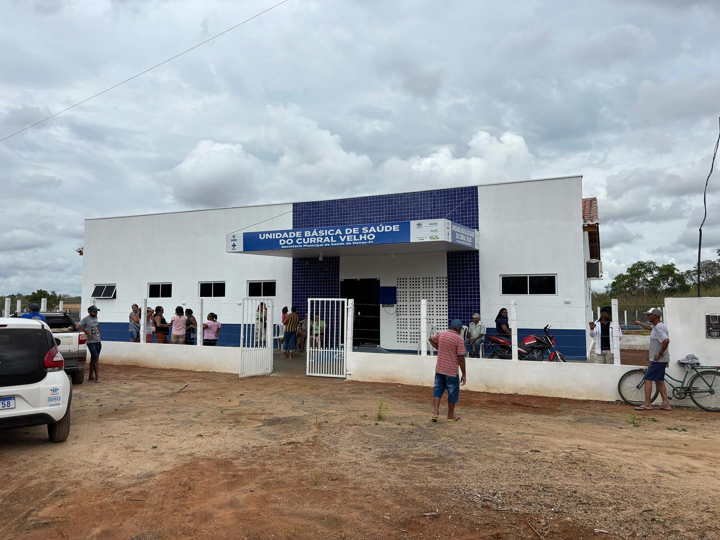 Zé Raimundo inaugura UBS no povoado Curral Velho, zona rural de Oeiras