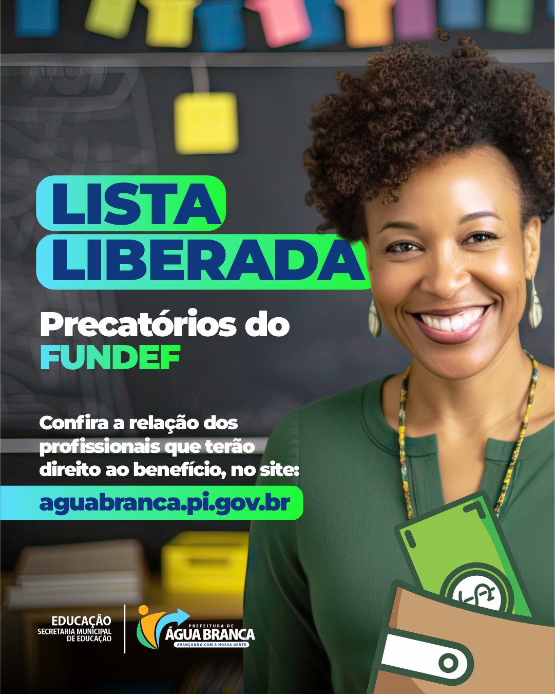 Água Branca:Prefeitura divulga lista de servidores beneficiados pelo FUNDEF